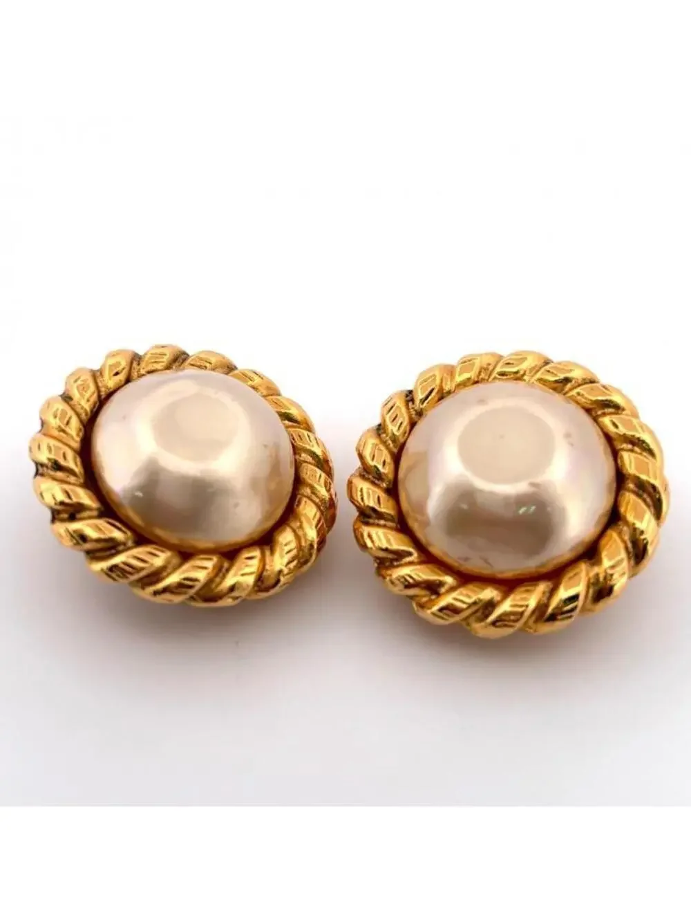 Chanel Vintage Earrings Pearl #234098C47B